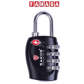 Mua Ổ Khóa Số TSA 008 - Sakos YLA008BK - Màu Đen