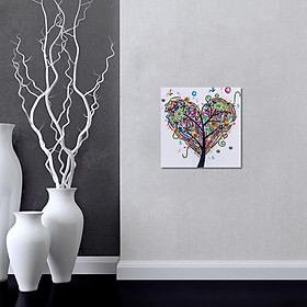 Special Shaped Diamond Painting DIY Embroidery Full Rhinestone Tree 5D Heart