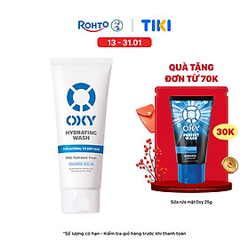 Sữa rửa mặt cho nam Oxy sạch dịu nhẹ, giảm khô căng dạng gel Oxy Hydrating Wash 100g