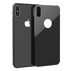 Dán Cường Lực Mocolo iPhone X Mặt Sau Màu Đen - Hàng Nhập Khẩu