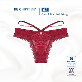Quần lót nữ lọt khe BECHIPI ren xuyên thấu, dây hông tạo kiểu, đồ lót sexy quyến rũ - QL1642