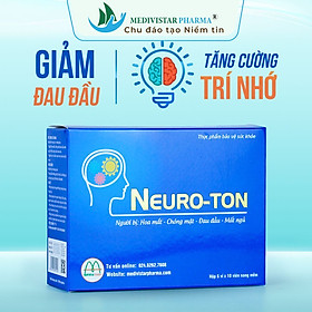 Hình ảnh Bổ Não NEUROTON Dành Cho Người Già Hỗ Trợ Cải Thiện Mất Ngủ, Suy Giảm Trí Nhớ, Tăng Cường Tuần Hoàn Máu 60 Viên/Hộp