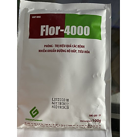 FLOR 4000 - PHÒNG HIỆU QUẢ CÁC BỆNH NHIỄM KHUẨN ĐƯỜNG HÔ HẤP, TIÊU HÓA.