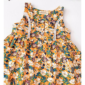 Váy bé gái mùa hè hãng Annie House họa tiết hoa xinh chất cotton cực đẹp DA218