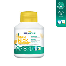 Sáp thơm khử mùi Stanhome Stan Wick Sparkling Lemon 250ml hương chanh thơm mát tiêu chuẩn Air Label Score A+