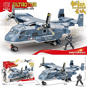 Lego máy bay chiến đấu , đồ chơi lego mini may bay chiến 823xj 451 chi