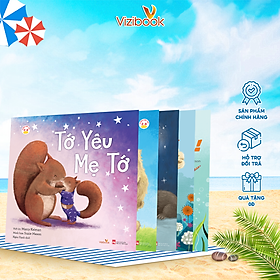 Combo sách ilove - tớ yêu bố tớ - tớ yêu mẹ tớ - mẹ yêu con hơn cả- cẩn thận, bé con- mơ đẹp nhé, mẹ yêu con