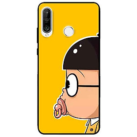 Ốp lưng in cho Huawei P30 Lite Mẫu Nobi Nền Vàng