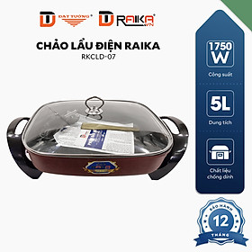 Mua Chảo Lẩu Điện Raika Vuông - RKCLD07 - Hàng Chính Hãng