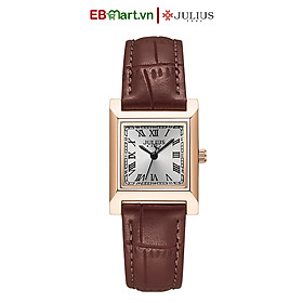 Đồng Hồ Nữ Julius JA-1369 Dây Da Đường Kính 24X29mm | EBMart