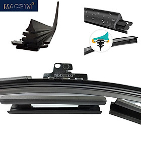 Combo gạt nước mưa ô tô Nano Silicon Macsim cho xe Mitsubishi Outlander 2008-2012