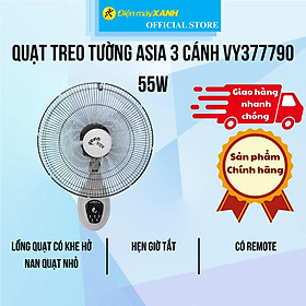 Mua Quạt treo tường Asia 3 cánh VY377790 55W - Hàng Chính Hãng