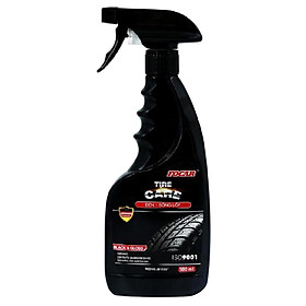 Chai Xịt Dưỡng Đen Bóng Lốp Ô Tô Focar Tire Care 500ml Tặng Miếng Thơm Khử