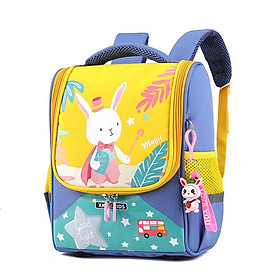 Dễ Thương Thỏ Con Bé Gái Lưng Cao Cấp Mẫu Giáo Schoolbag Lô Trẻ Em Khủng Long Bé Trai Học Túi 2-6 Tuổi