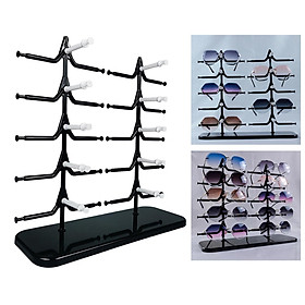 10 Pairs Sunglasses Display Rack Eyeglass Glasses Stand Holder