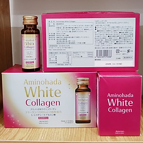 Nước uống đẹp da Nhật Bản Aminohada White Collagen NMN