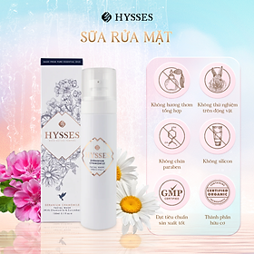 Sữa Rửa Mặt Cao Cấp Hysses Facial Wash Giúp Kháng Khuẩn, Hỗ Trợ Chống Viêm & Làm Dịu Vết Đỏ, Tái Tạo Tế Bào Da Với Tinh Dầu Cúc La Mã - Phong Lữ Hữu Cơ Tự Nhiên