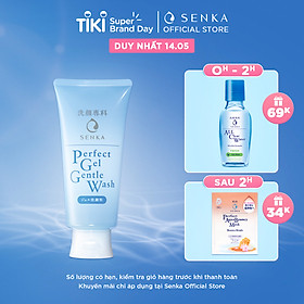 Gel rửa mặt dịu nhẹ Senka Perfect Gel Gentle Wash