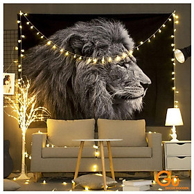 Mua Tranh vải treo tường Vải decor phòng ngủ Thảm trang trí tặng kèm dụng cụ treo