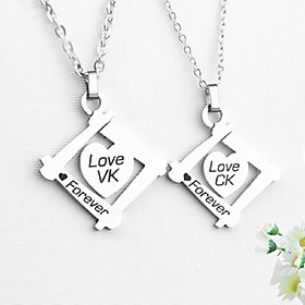 Dây chuyền cặp đôi tình yêu VK C.K THỜI TRANG
