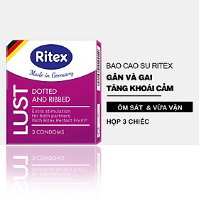 Bao cao su gai Ritex Tăng kích thích JN-RI-LUST