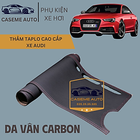 Thảm Taplo 3 Lớp Dành Cho Các Xe Hãng AUDI, Da Vân Carbon Cao Cấp - Hàng Chính Hãng
