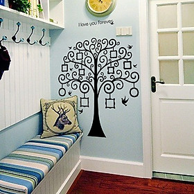 Mua Decal dán tường cây treo ảnh số 15 Amyshop(156x138cm)