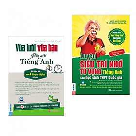 Combo Sách Học Tiếng Anh Tuyệt Hay: Luyện Siêu Trí Nhớ Từ Vựng Tiếng Anh Cho Học Sinh THPT + Vừa Lười Vừa Bận Vẫn Giỏi Tiếng Anh (Tặng Cuốn Sách Tự Luyện Ngữ Pháp TOEIC Trị Giá 190K)