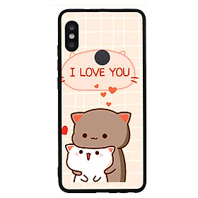 Ốp lưng viền TPU cho điện thoại Xiaomi Redmi Note 5 Pro - I Love U