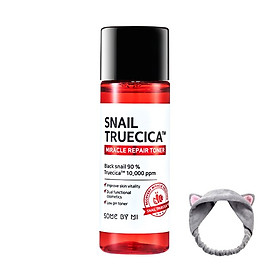 Nước Hoa Hồng Some By Mi Snail Truecica Miracle Repair Toner MINI SIZE  30ml+ Tặng Kèm 1 Băng Đô Tai Mèo