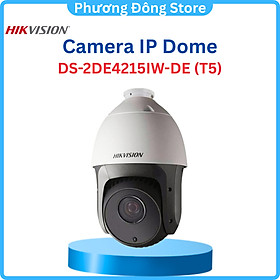 Camera IP Speed Dome HIKVISION DS-2DE4xx5IW-DE (T5) Zoom quang học 25x nhận diện AI - Hàng chính hãng