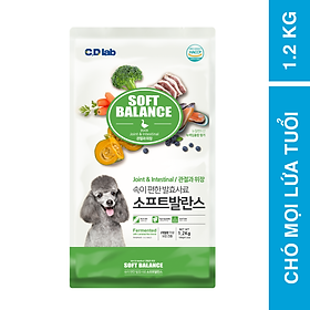 [1.2KG ] - Thức ăn hạt mềm cho chó mọi lứa tuổi vị vịt  SOFT BALANCE - túi nguyên 1.2kg