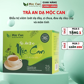 Trà An Dạ Mộc Can – Trà An Dạ Dày Hỗ Trợ Làm Giảm Ợ Hơi, Ợ Chua, Trào Ngược Thực Quản, Bảo Vệ Niêm Mạc Dạ Dày Hộp 25 Túi