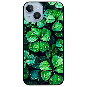 Ốp lưng dành cho Iphone 15 - 15 Plus - 15 Pro - 15 Pro Max - Cỏ May Mắn - Hàng Chính Hãng