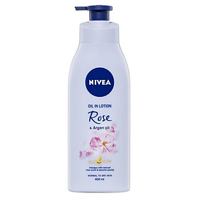 Nivea Body Oil In Lotion Rose Argan Oil 400ml