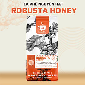 Cà Phê Robusta Honey Rang Mộc Xay Nguyên Chất Message Coffee Thượng Hạng