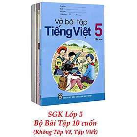 Sách Giáo Khoa Bộ Lớp 5 - Sách Bài Tập (Bộ 10 Cuốn - Không Tập Viết) (2021)