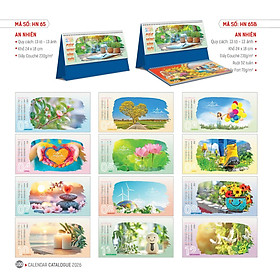 Lịch Bàn Năm Mới 2026 - Lịch Để Bàn - Lịch Hoa Niên