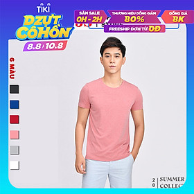 Áo Thun Nam 5S Cổ Tròn (ATSS199) Cao Cấp Trẻ Trung, Thoáng Mát N1