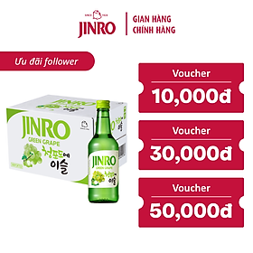 Soju Hàn Quốc JINRO VỊ NHO 360ml - Thùng 20 chai