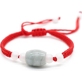 Vòng tay nam may mắn hút lộc ngọc tự nhiên (giao mầu theo tự nhiên) - CD11 Trống