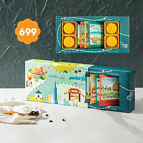 Hộp Bánh Trung Thu Đại Phát - Lễ Hộp Cà Phê HWC 699