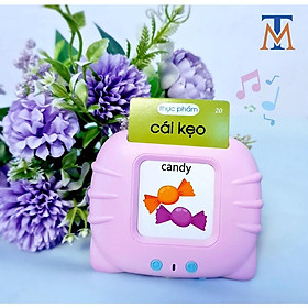 Mua Máy Đọc Thẻ Song Ngữ Anh - Việt _ giúp bé tăng khả năng nghe và nhận biết - 112 thẻ  224 từ khoá và 12 chủ đề