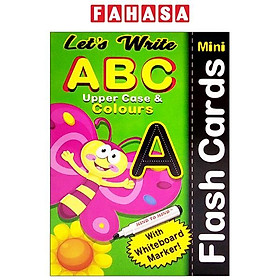 Hình ảnh sách Let's Write Mini Flash Crads - ABC Upper Case & Colours