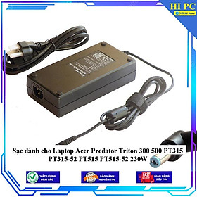 Mua Sạc dành cho Laptop Acer Predator Triton 300 500 PT315 PT315-52 PT515 PT515-52 230W - Kèm Dây nguồn - Hàng Nhập Khẩu
