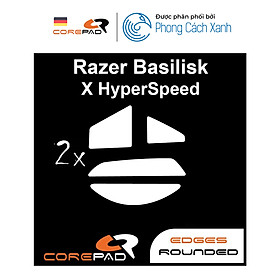Feet chuột PTFE Corepad Skatez PRO Razer Basilisk X HyperSpeed (2 bộ) - Hàng Chính Hãng