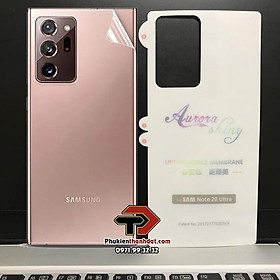 Tấm dán PPF mặt lưng dành cho SamSung Galaxy Note 20 Ultra, Galaxy Note 20 trong suốt
