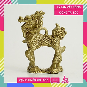 Mua Tượng Kỳ Lân bằng đồng phong thủy trấn trạch 5 5cm