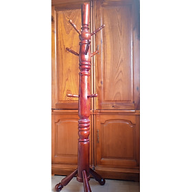 Mua Cây treo quần áo gỗ thân to  màu nâu.