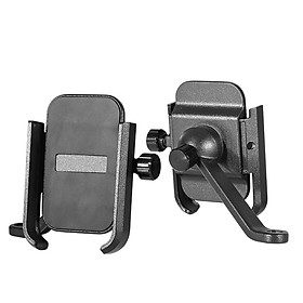 Giá Kẹp Đỡ Điện Thoại Cho Xe Máy/ Xe Gắn Máy/ Xe Moto Hợp Kim Nhôm Cao Cấp Chống Rung, Chống Cướp Giật Điều Chỉnh Xoay Ngang Dọc 360 độ Hàng Chính Hãng Tamayoko